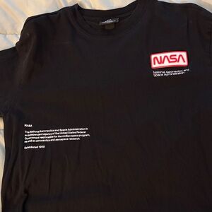 H&M Black NASA Graphic Tee